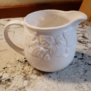 Vintage off white mini pitcher